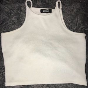 Missguided White Crop Top